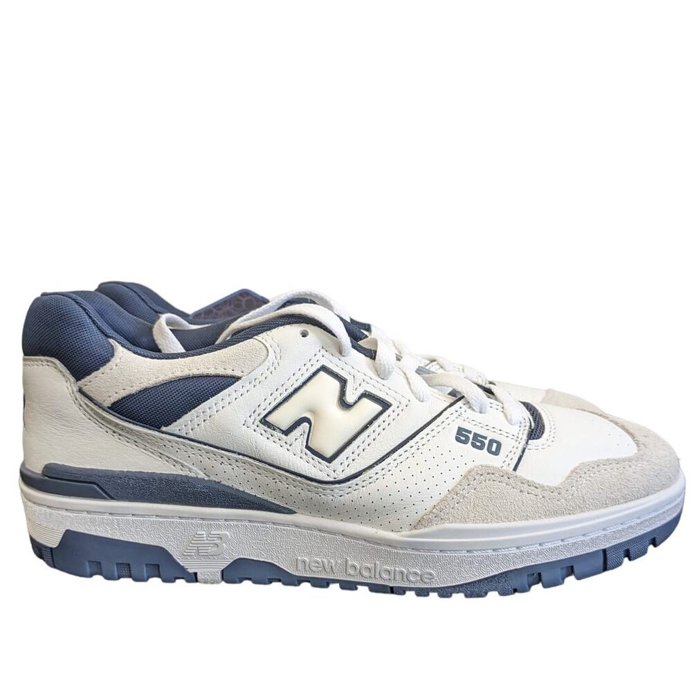 New Balance 550 Sneaker-White/Indigo-MEN'S 8.5 / WOMEN'S 10-NNTNB-S186